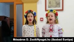 Ukrán lányok a Litera egyik rendezvényén