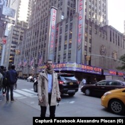 Alexandru Dorin Piscan are, pe pagina sa de Facebook, mai multe fotografii din SUA.