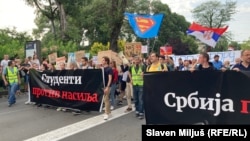 Osmi protest "Srbija protiv nasilja" u Beogradu, 24. juna 2023.