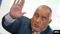 Лидерът на ГЕРБ Бойко Борисов.