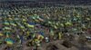 Гробове на убити украински бойци край Харков, 31 януари 2023 г.