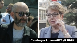 Петър Волгин, Елеонора Митрофанова, колаж