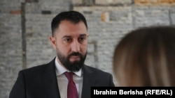 Ministar administracije lokalne samouprave Eljbert Krasnići, 18. decembar 2023.