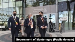 Mandatar za sastav nove crnogorske vlade Milojko Spajić i Jakov Milatović, predsjednik na izložbi EXPO 2020. godine u Dubiju