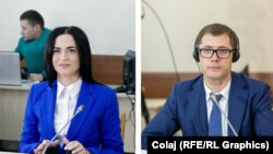 Procurorii Cristina Gladcov și Vitalie Codreanu. 