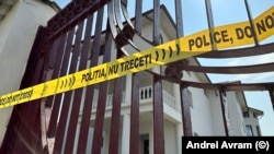 A care home in Voluntari after being shuttered for a police investigation