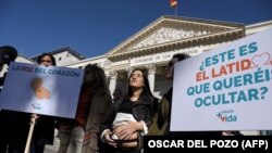 Demonstracije protiv abortusa u Madridu 16. februara