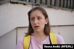 Maja Zhiliq nga Nisma e të Rinjve për të Drejtat e Njeriut.