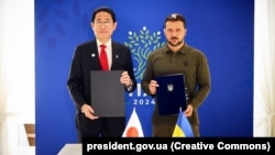 Встреча лидеров Японии и Украины