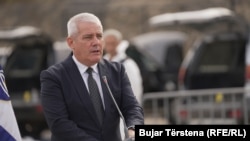 Vršilac dužnosti ministra unutrašnjih poslova Kosova Dželjalj Svečlja, 25. septembar 2023.
