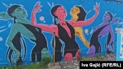 Mural oslikan u okviru festivala "All Girls Street Art Jam"