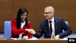 Николай Денков и Мария Габриел 