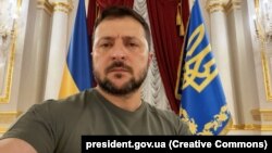 Украинскиот претседател Володимир Зеленски.