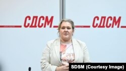 Поранешната министерка за одбрана и кандидат за претседател на СДСМ Славјанка Петровска 