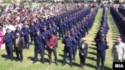 Промоција на нова генерација на полициски службеници, 27 април, 2024 година.
