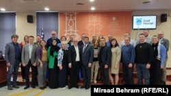 Ukrajinski gradonačelnici u posjeti Mostaru, 23. april 2024. 