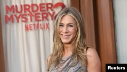 Дженифър Анистън на премиерата на филма "Мистериозно убийство 2" в Лос Анджелис, Калифорния, САЩ, 28 март 2023 г.
