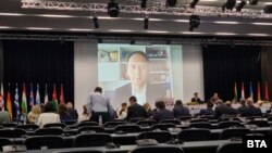 Христо Грозев пред Парламентарната асамблея на НАТО, София, България, 26 май