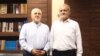 Mohamed Džavad Zarif (lijevo) i iranski predsjednik Masud Pezeškijan