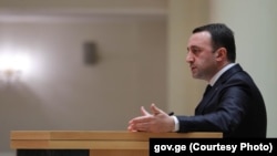პრემიერ-მინისტრი ირაკლი ღარიბაშვილი პარლამენტში. 30 ივნისი, 2023 წელი.