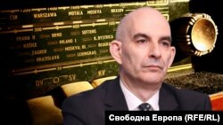 Кандидадът за евродепутат от "Възраждане" Петър Волгин, колаж