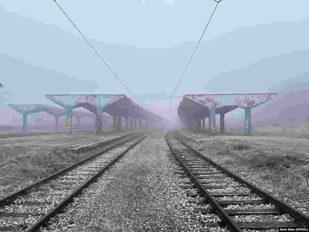 Ulazak na željezničku stanicu u Sarajevu.