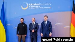  Prim-ministrul Dorin Recean a participat la Conferința pentru Reconstrucția Ucrainei, organizată la Berlin, Germania, unde șefii de state și de guverne, și alți participanți au reconfirmat sprijinul pentru Ucraina.