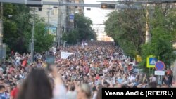 Peti protest protiv nasilja u Beogradu, 3. juna