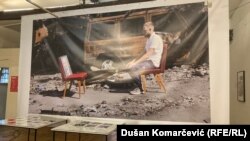 Detalj sa izložbe "Iza ekrana" u KC Gradu