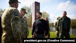 Зеленський 19 квітня відвідав прикордонну ділянку, де сходяться кордони України, Польщі та Білорусі