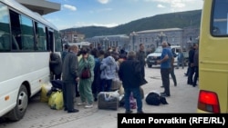 ყარაბაღიდან იძულებით გადაადგილებული პირები სომხეთის ქალაქ გორისში