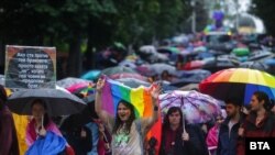 Кадър от София Прайд 2023 г. 