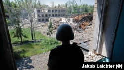 Oleksiy Savkevych, një vullnetar i Avdivka.