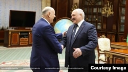 ასლან ბჟანია და ალიაქსანდრ ლუკაშენკა