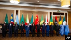 Učesnici samita BRIKS-a u Johanesburgu, Južnoafrička Republika, 24. avgust 2023.