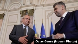 Marcel Ciolacu si Nicolae Ciucă, pe vremea când interesul politic îi unea. Data alegerilor prezidențiale a adus nori negri în echipa Nicu & Marcel.