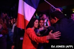 Skup levičarske stranke Nepokorena Francuska pred izbore za Evropski parlament, 1. jun 2024.