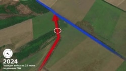 Работино: направление бега российский военных