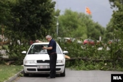 Невреме во Скопје, 2 јули 2024 г.