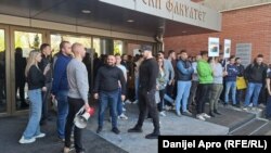 Blokada Filozofskog fakulteta, Novi Sad, Srbija, 28. mart 2024. 