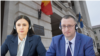 Aliona Nesterov și Gheorghe Borș, doi dintre candidații pentru funcția de membru al Consiliului Superior al Procurorilor.