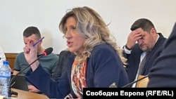 Съдия Владислава Цариградска по време на изслушването си в комисия на Народното събрание.