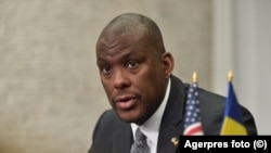 Dereck J. Hogan, adjunctul principal al asistentului secretarului de stat al SUA pentru afaceri europene și eurasiatice, București, 14 martie 2022
