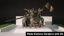 Maketa idejnog rješenja spomen-obilježja.