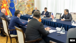 Северна Македонија - Средба на Претседателот Стево Пендаровски со специјалниот претставник и координатор на Центарот за глобален ангажман на американскиот Стејт департмент Џејмс Рубин 