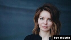 Руската новинарка Олесија Герасименко. 