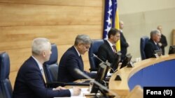 Rukovodstvo Zastupničkog doma Parlamentarne skupštine Bosne i Hercegovine na sjednici u Sarajevu 29. marta 2023.