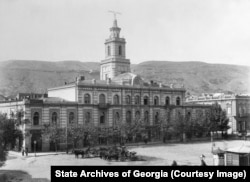 A Szabadság tér Tbilisziben