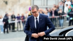 Српскиот претседател Александар Вучиќ.