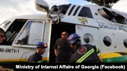 რაჭა. ვერტმფრენი სტიქიის ზონაში